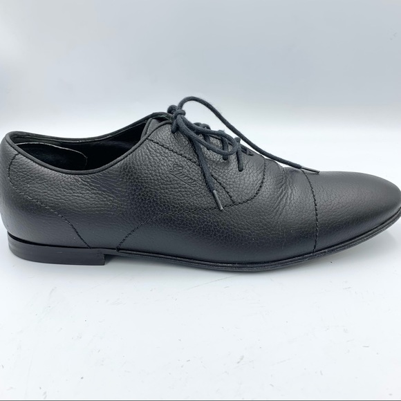 Gucci Pebbled Leather Black Oxfords Gucci 6 (US6.5) - Picture 12 of 15